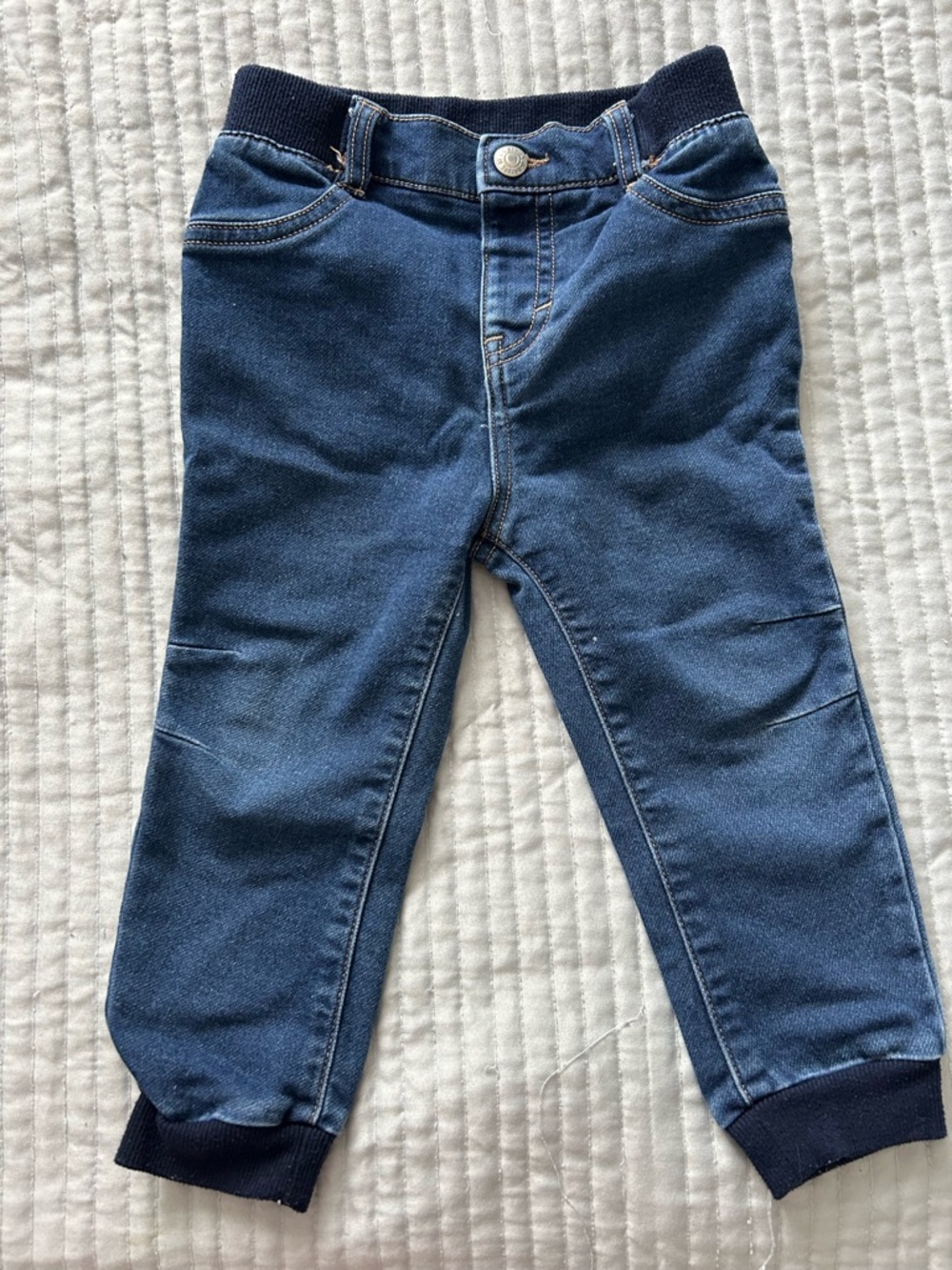 Levi’s Dark Blue Pull-On Jogger Jeans